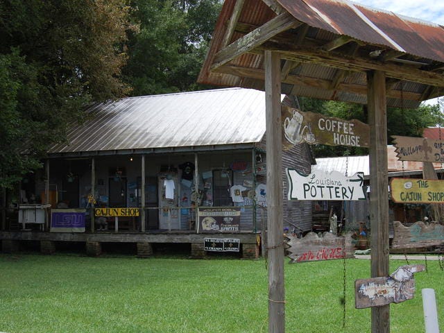 The Cajun Village and Coffee House in Sorrento, shown in a file photo, was used to film scenes for the Hallmark Channel movie My Southern Family Christmas.