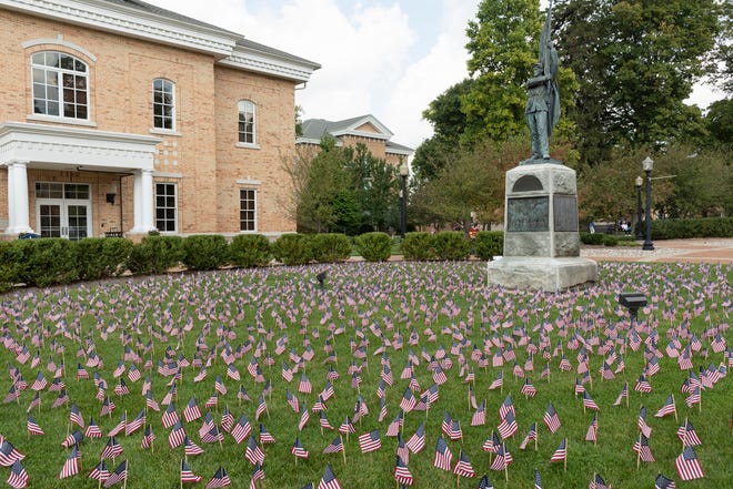 The Young Americans for Freedom chapter placed a small American flag for every life lost on Sept. 11, 2001.