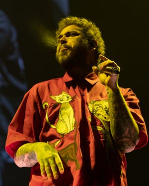 Post Malone plays the Moody Center on Saturday.