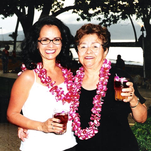 Carmen Milagro and her mother, Angela Escobar, pho