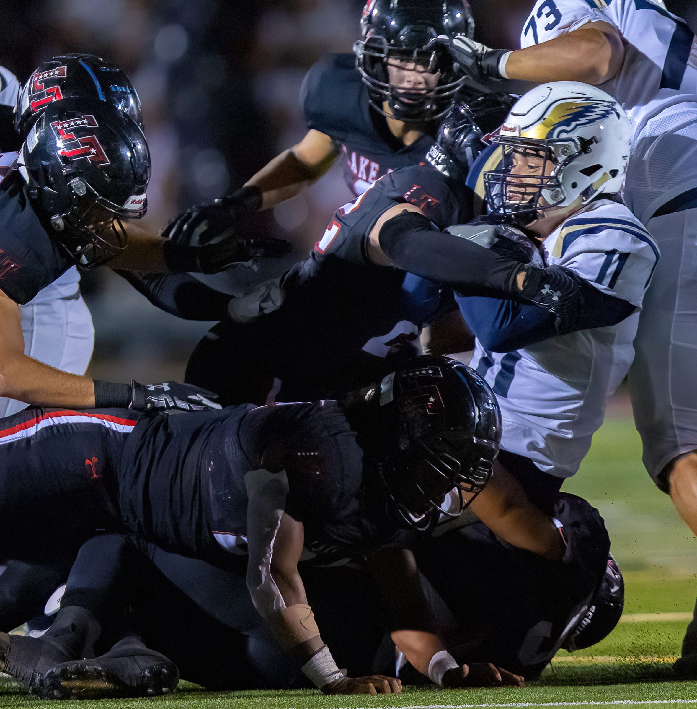 Lake Travis football defeats Akins in district matchup