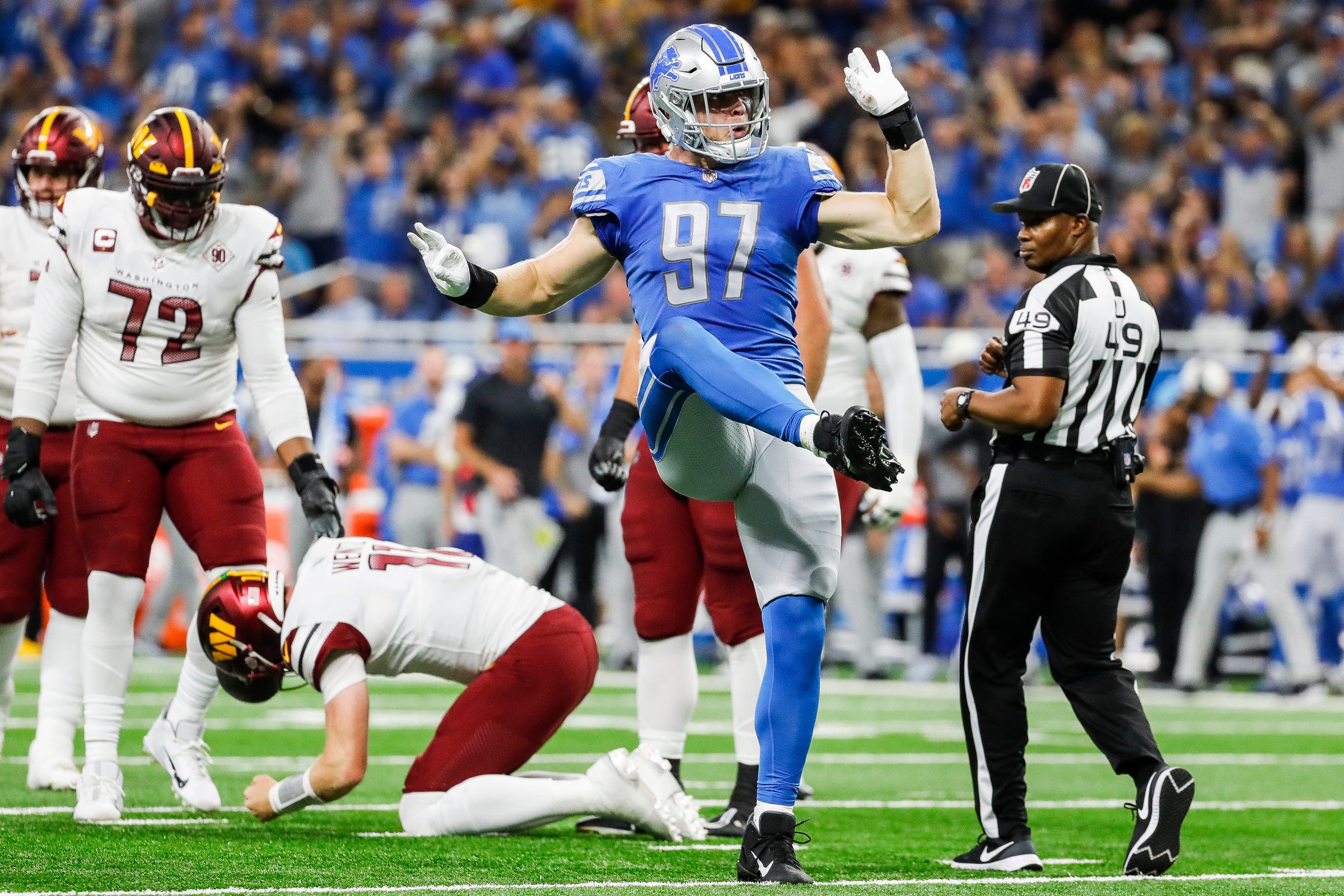 Aidan Hutchinson may be part of Detroit Lions' D-line heritage