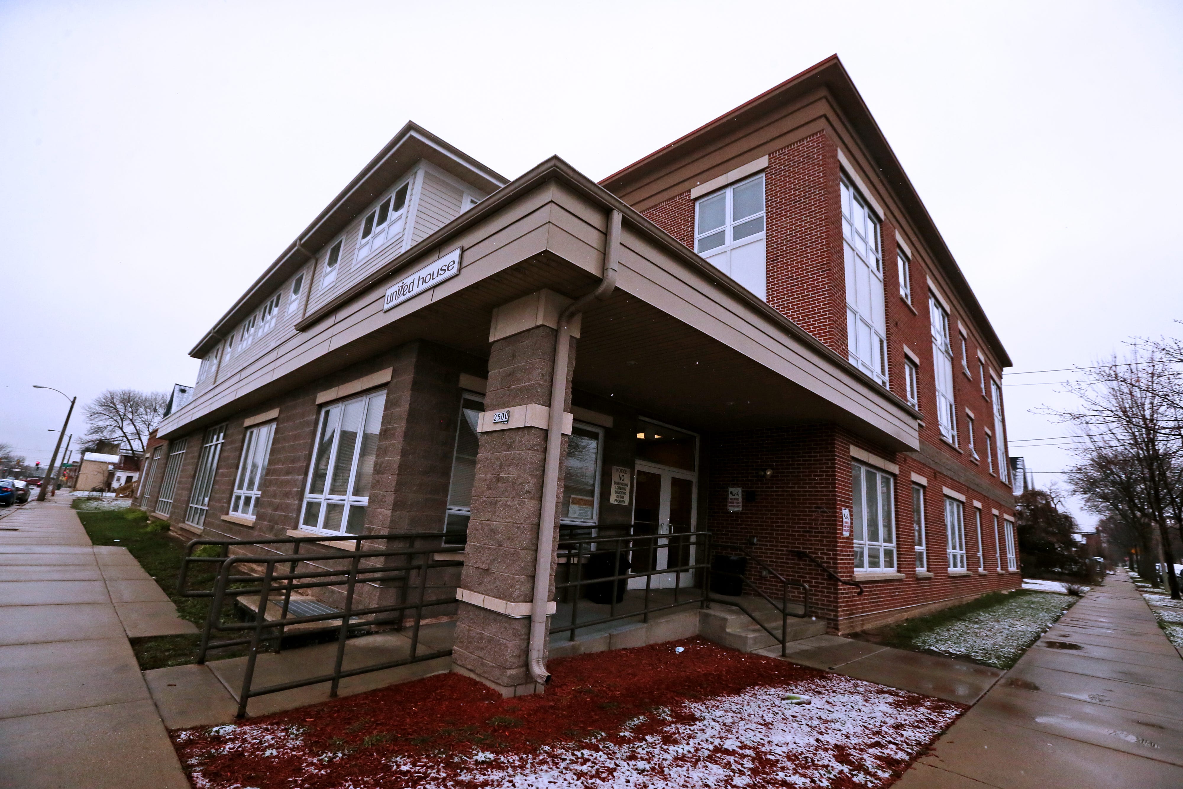 The United House where Elijah Edwards lives. United House is an affordable supportive housing apartment building with 24 one-bedroom apartments. The building includes a community kitchen, fitness center, lounge, classroom, library, and chapel. United House is one of four facilities created though Milwaukee's supportive housing initiative.