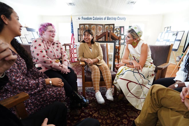 Queen Maxima of the Netherlands visited the Kerr Community Center in Bastrop on Sept. 8 to hear from local youth about their perspectives and needs regarding mental health.
