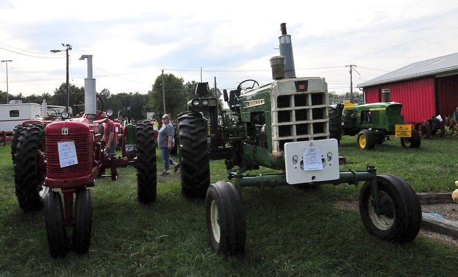 Antique farm machinery is on display Sunday, Sept. 18, 2022 at the Ashland County Fair.  Liz A. Hosfeld/for Ashland Times-Gazette