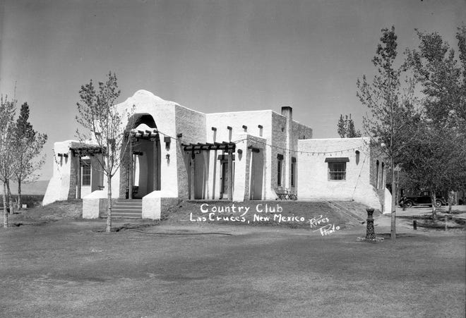 The Henry Trost-designed Las Cruces Country Club building is pictured circa 1940.