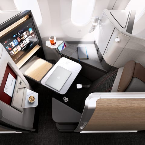 Rendering of American Airlines' new Flagship Suite