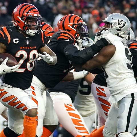 The Bengals and Raiders met in the 2021 playoffs, 