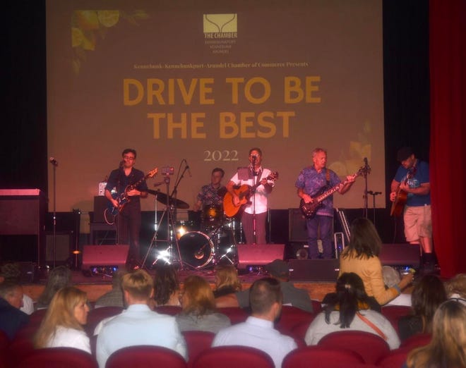 The Beau Dalleo Band warms up the crowd of 230 plus guests at Drive to Be the Best event at Vinegar Hill Music Theatre, the Chamber of Commerce’s annual award night.