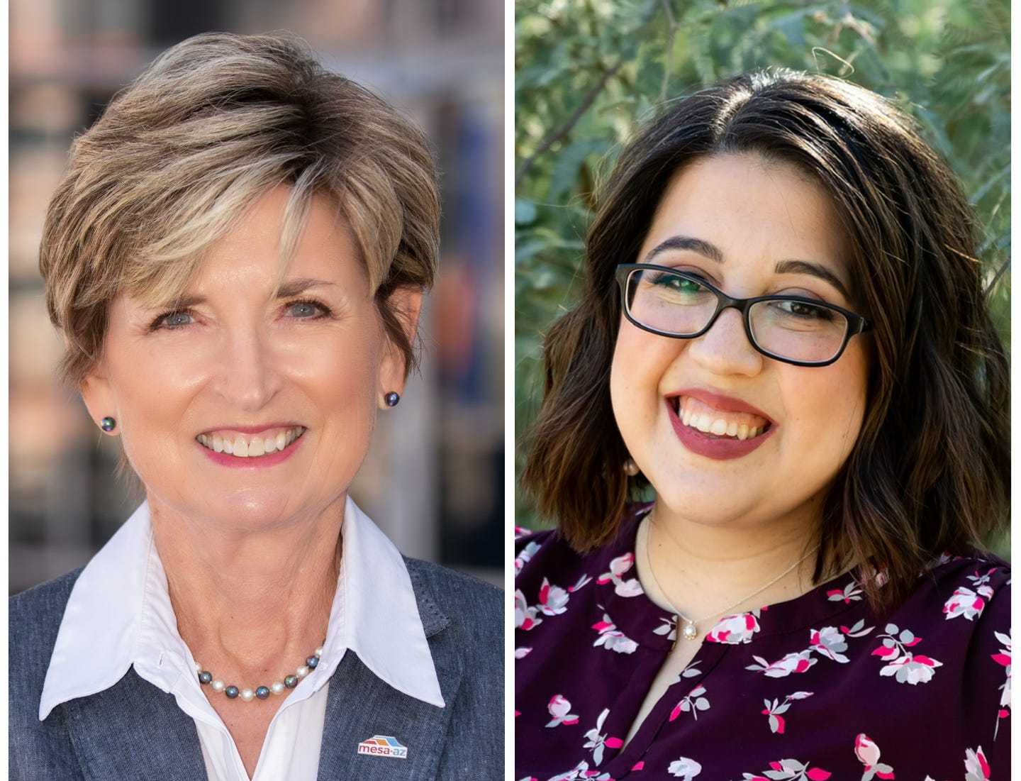 District 4 City Council candidates: Incumbent Councilmember Jenn Duff (left) and Trista Guzman Glover.