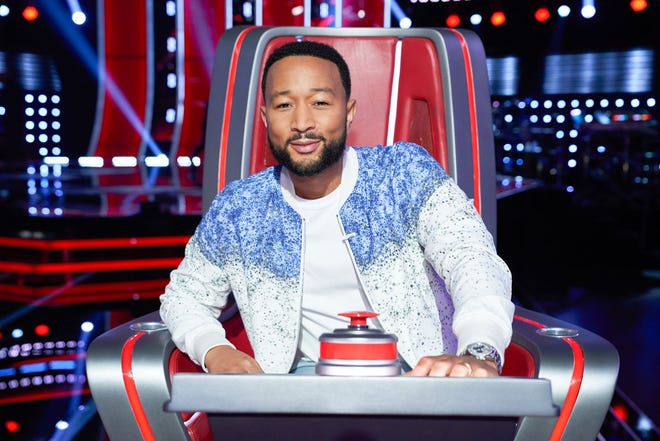John Legend was quick to use his block button on country king Blake Shelton, dashing his hopes of snagging country singer Peyton Aldridge for his team.