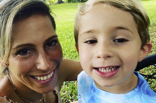 Alison Kessler of Fort Lauderdale, Florida, with her son Greyson, who was killed by his father in a murder-suicide.