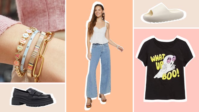Shop TikTok fashion trends for teens, from cloud slides to cargo pants