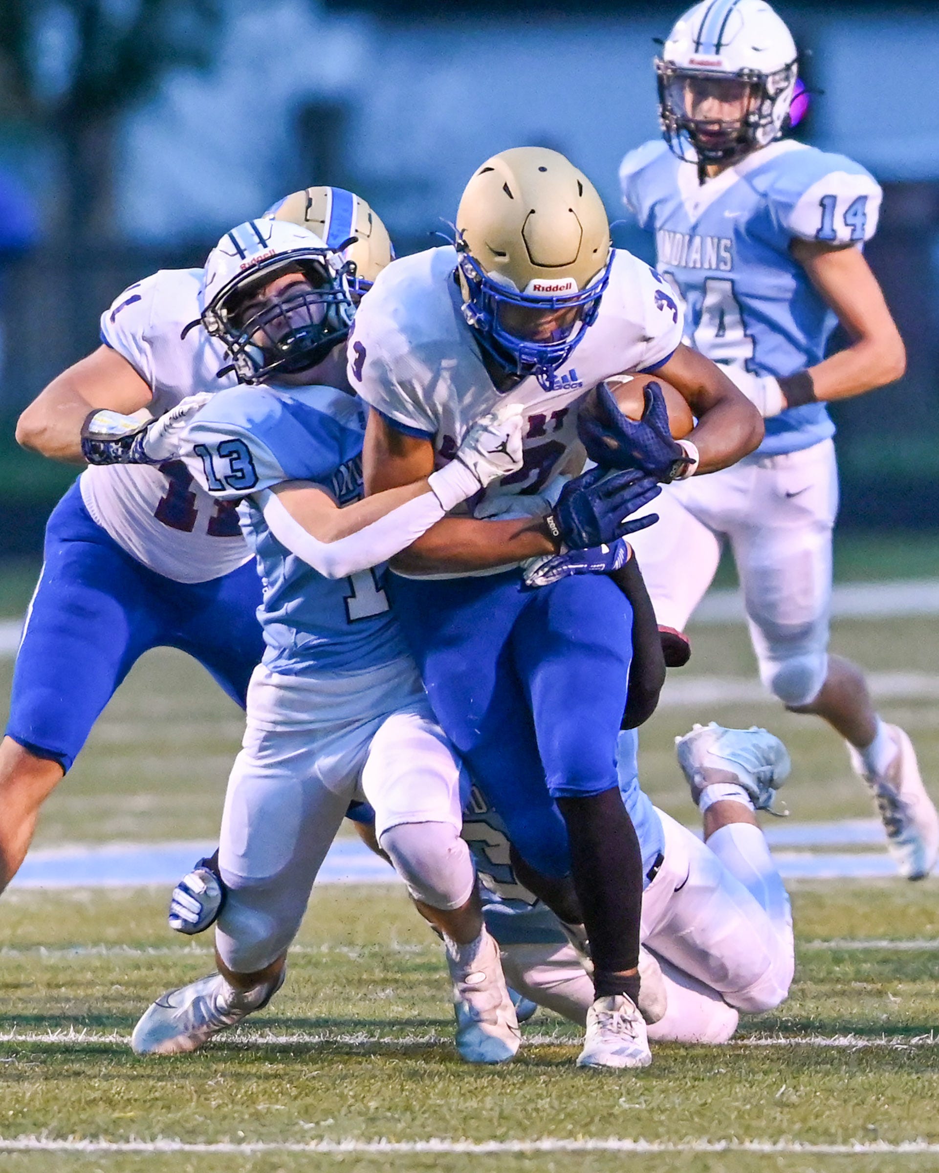 Indiana high school football Elkhart vs Saint Joseph, IHSAA scores