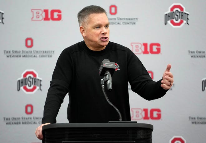 Sep 26, 2022; Columbus, OH, USA; Ohio State men's basketball head coach Chris Holtmann speaks to media during media day.