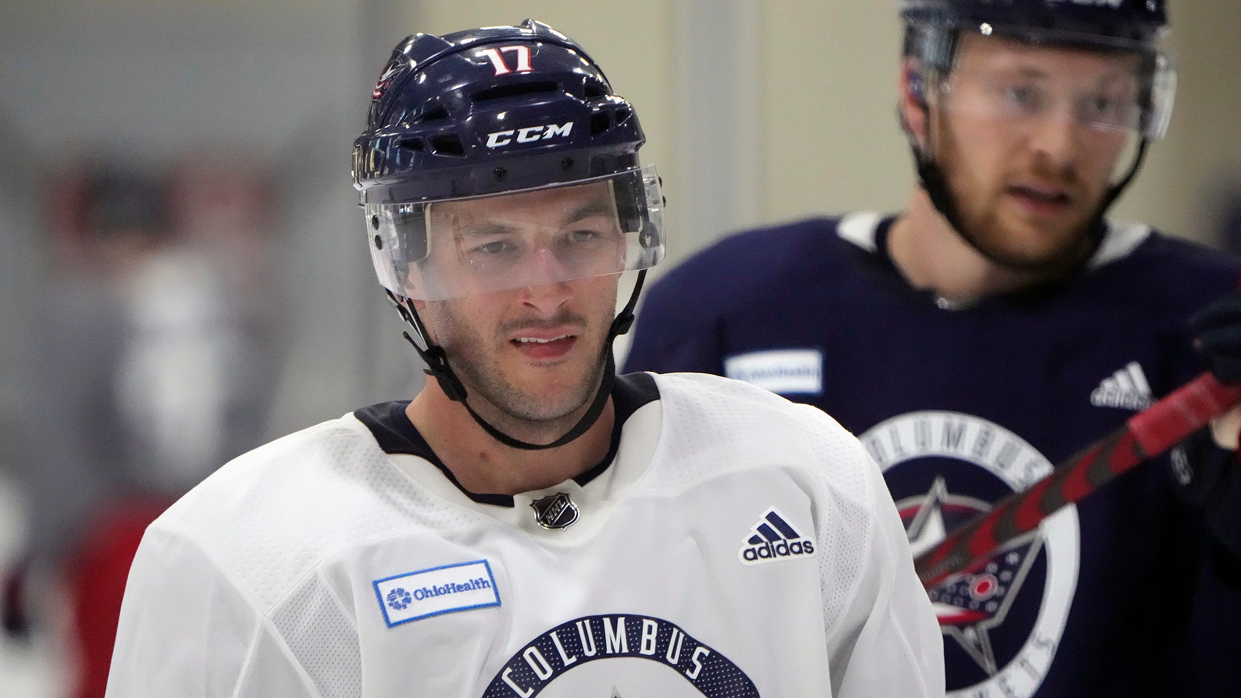 Blue Jackets' Justin Danforth aims to return from shoulder surgery before season's end