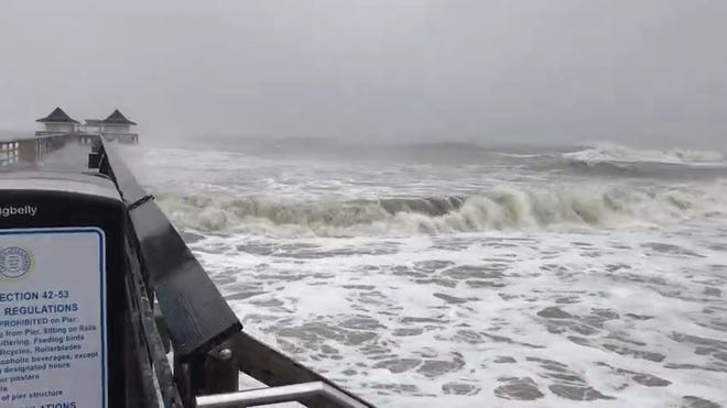 Naples Pier in Florida heavily damaged after Hurricane Ian