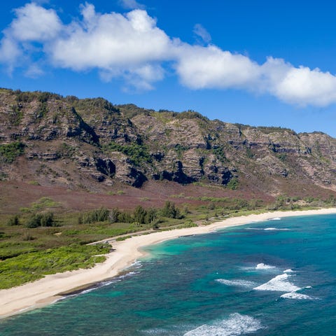 Ka'ena Point State Park on the westernmost tip of 