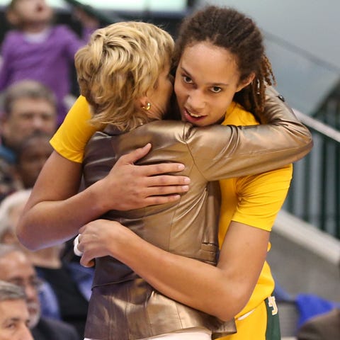 Former Baylor women's basketball coach Kim Mulkey 