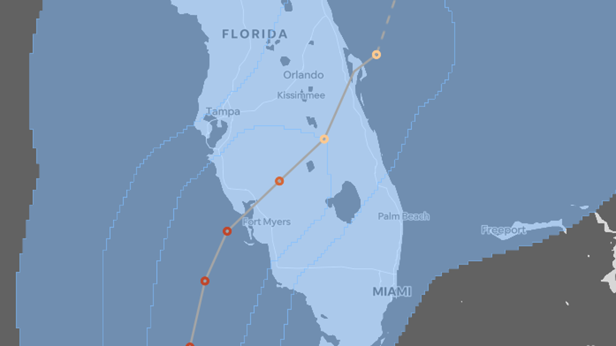 Updated maps show Florida destruction after Hurricane Ian landfall