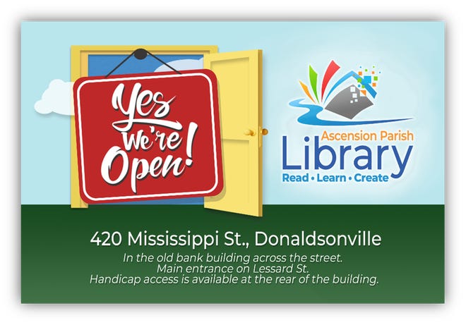 Renovations are moving forward at Ascension Parish Library's Donaldsonville branch.