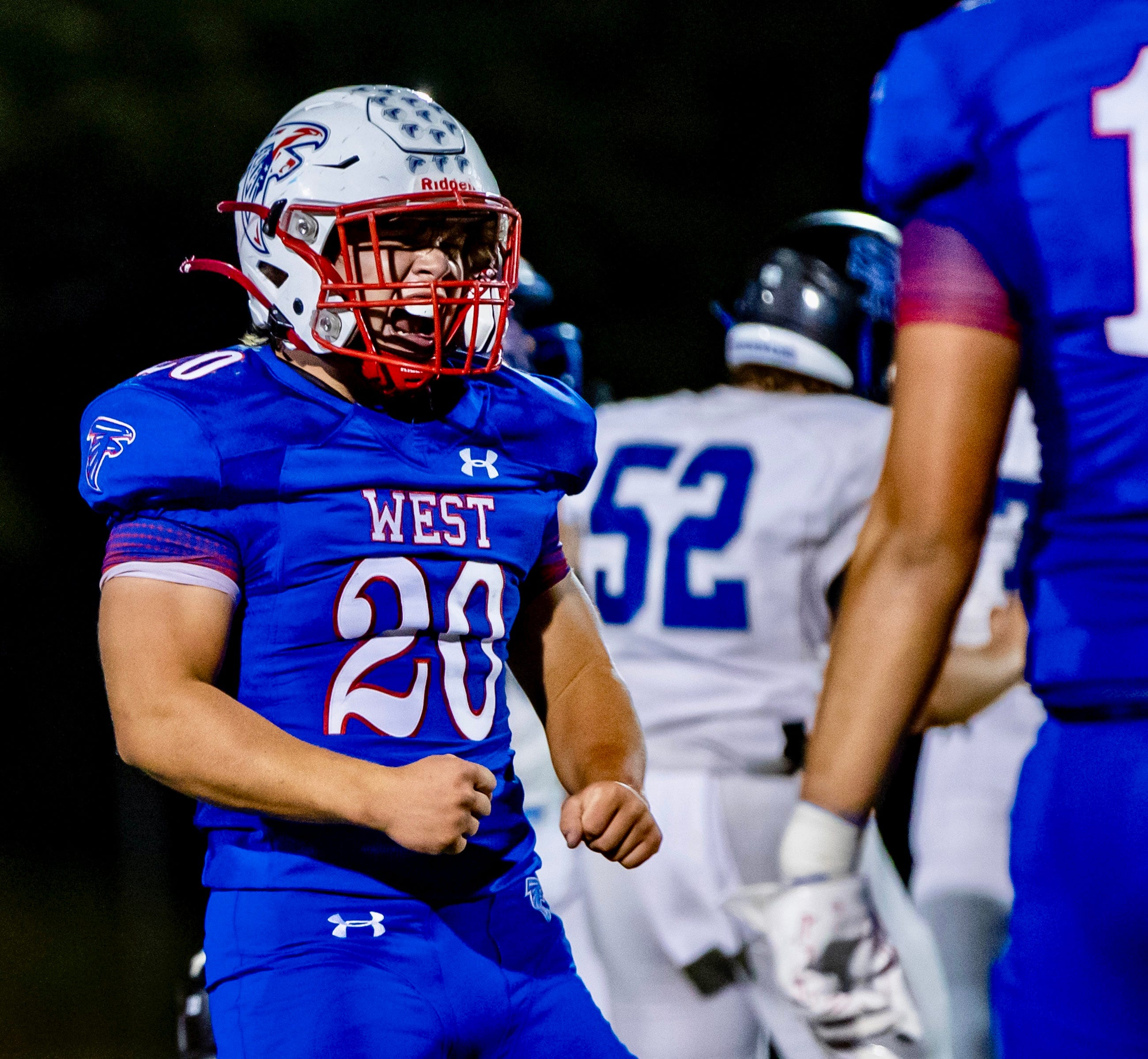 West Henderson LB Eben Mann doesn't let his small size define him