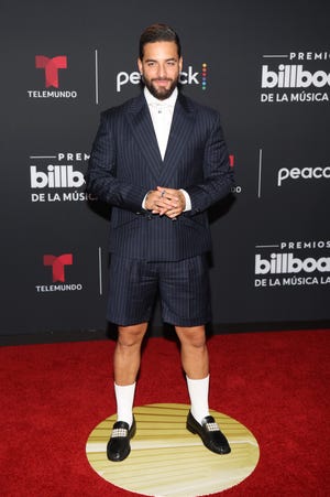 Maluma attends the 2022 Billboard Latin Music Awards at Watsco Center on September 29, 2022 in Coral Gables, Florida.