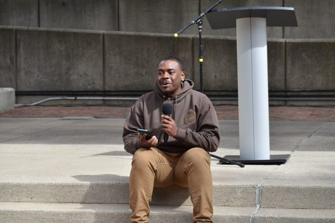 Ian Solomon, Founder of Amplify Outside, shares results from a survey of Black Michiganians about their commitment to the outdoors in New Center Park.