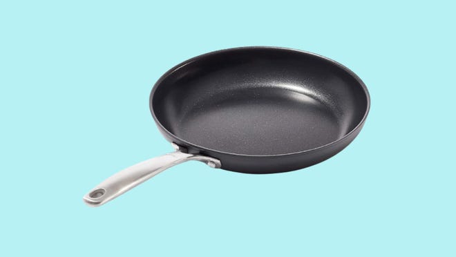 You'll have sizzling toppings in no time with a good frying pan.