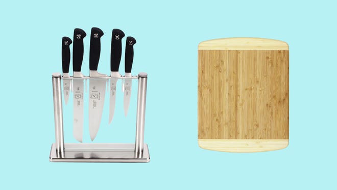 When it comes to slicing and dicing, first thing's first: you need quality knives and a cutting board.