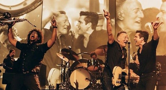 Watch Bruce Springsteen, Jake Clemons join the Killers for a rare night at Madison Square Garden show