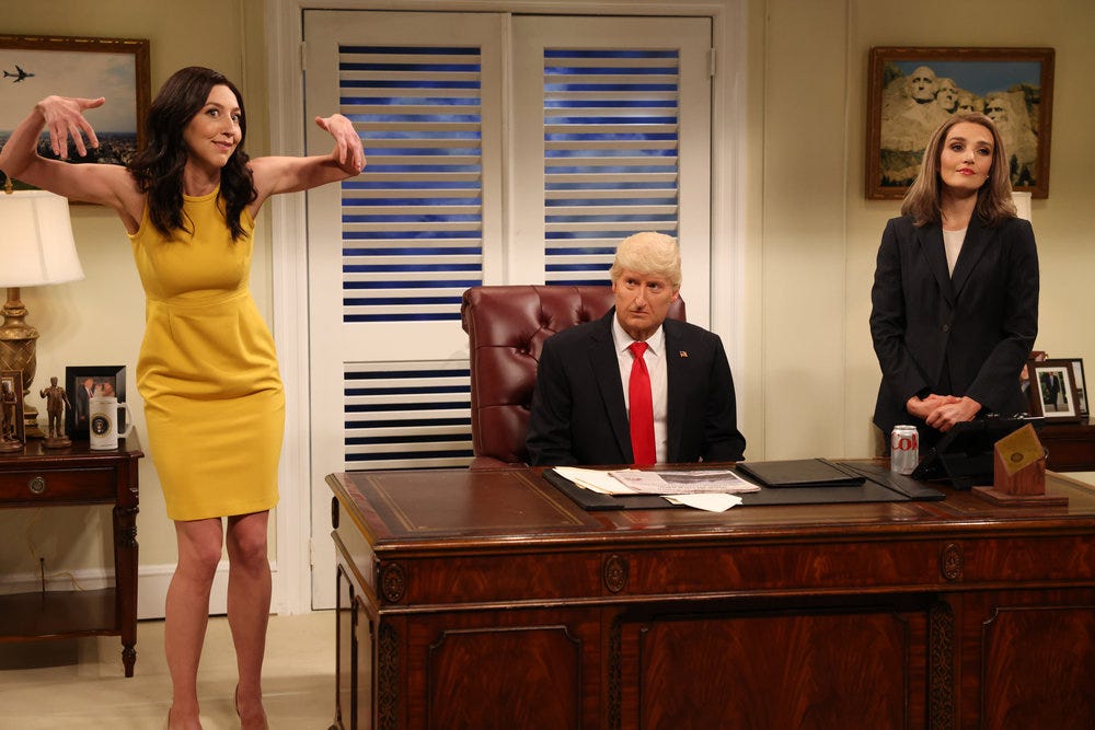 South Dakota Gov. Kristi Noem was impersonated on Saturday Night Live