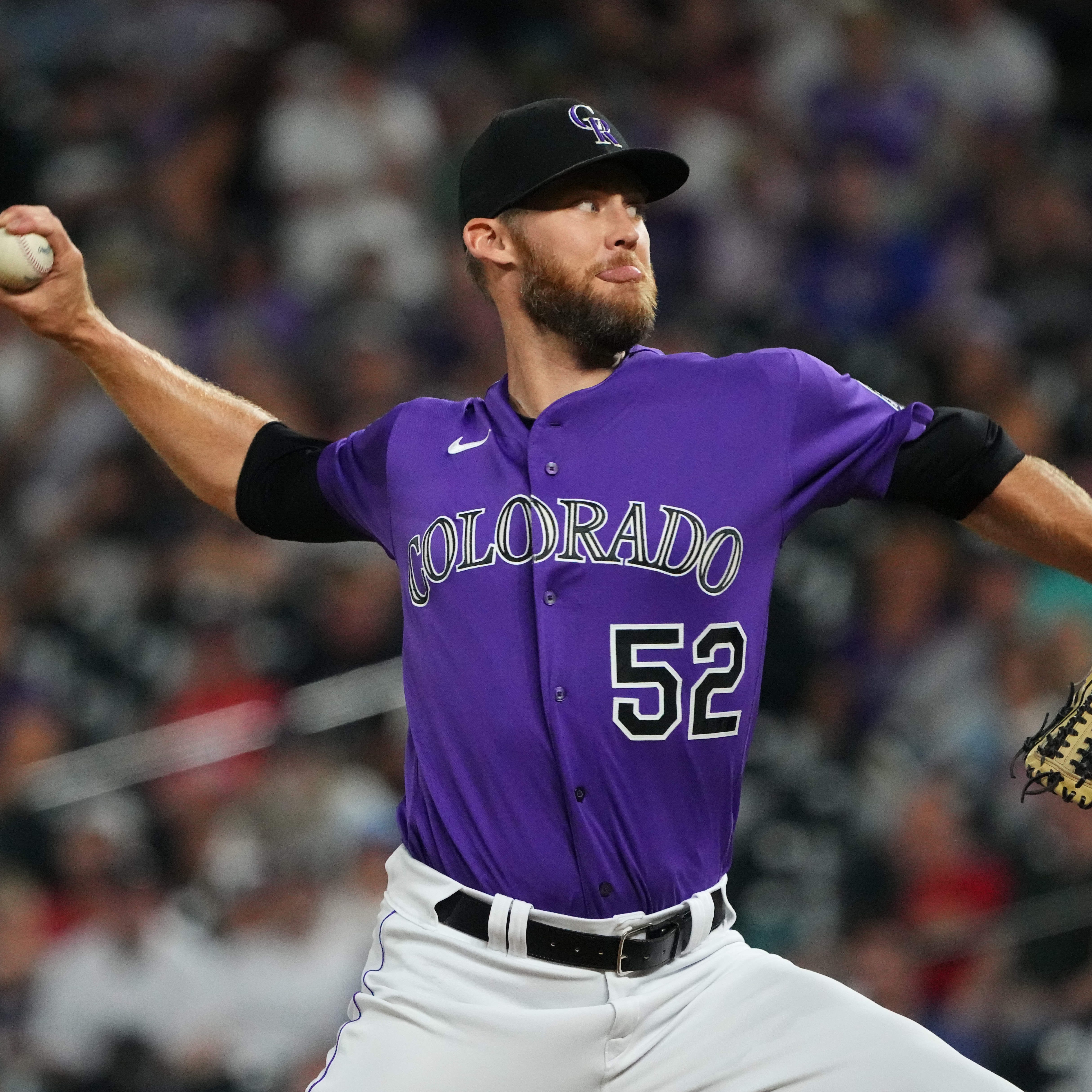 Rockies closer Daniel Bard has saved 32 games in 35 opportunities this season.