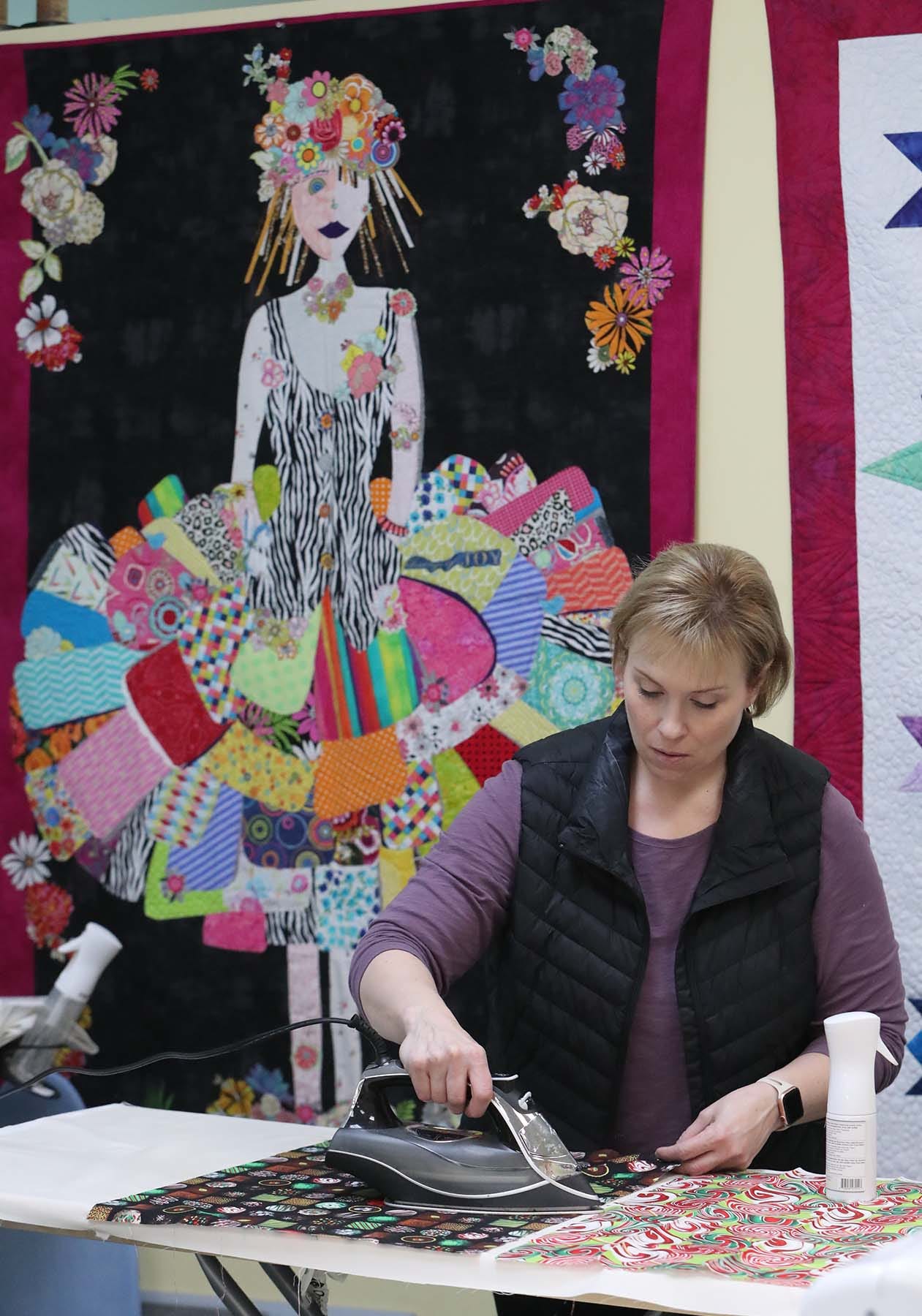 spotlight winter quilt