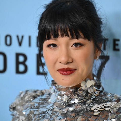 Constance Wu attends the world premiere of Columbi