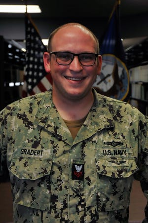 Petty Officer 1st Class Jakob Gradert, a native of Geneseo, is part of the Naval Oceanography Operations Command.