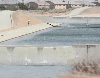 Sheriff’s officials say armed suspects robbed a fisherman, threatened his life and stole his vehicle near the California Aqueduct in Hesperia.