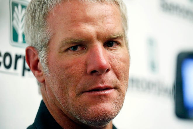 Former NFL quarterback Brett Favre