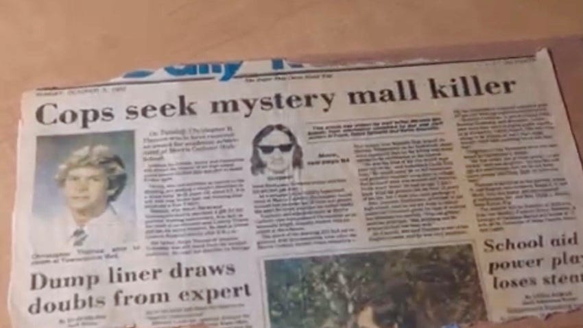 Morris NJ cold case video: Help wanted in 1982 Rockaway mall killing