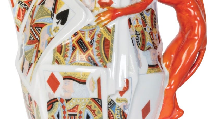 Buyers can't resist temptation to buy novelty playing card pitcher