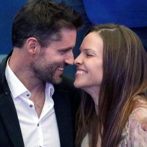 NEW YORK, NY - SEPTEMBER 09:  Hilary Swank and Phi