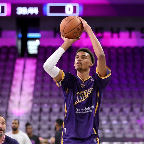 Victor Wembanyama #1 of Boulogne-Levallois Metropo