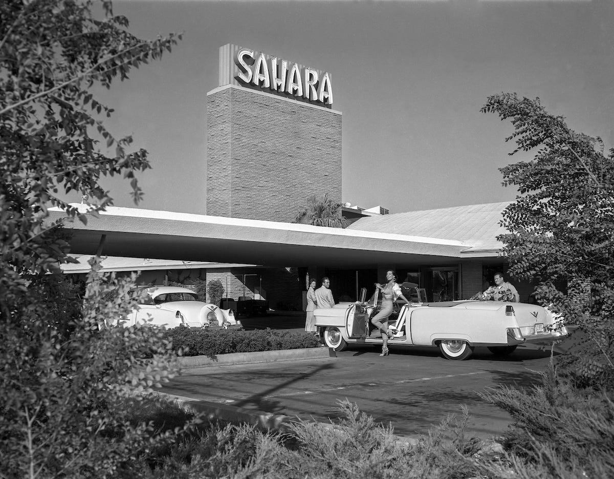 A peek into the past as Las Vegas' Sahara hotel celebrates 70 years