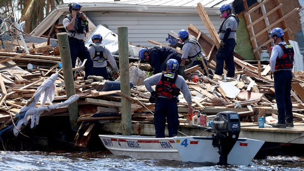 Members of the Miami-Dade Florida Task Force 1 Sea