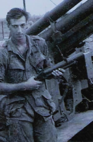 George Bednarski in Vietnam. He earned a Bronze Star for his radar work in Vietnam 55 years ago.