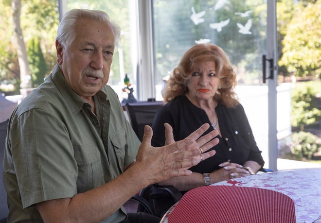 George Bednarski and wife Karen of Wall discuss his Bronze Star for his radar work in Vietnam 55 years ago. George suffers from Agent Orange poisoning and believes he lost his two children, George and Kara, to Agent Orange-connected genetic problems.