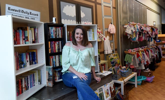 Casey Clay, owner of Cricket’s Closet in Indian Mound Mall, named the business after her family homestead and her late grandfather.