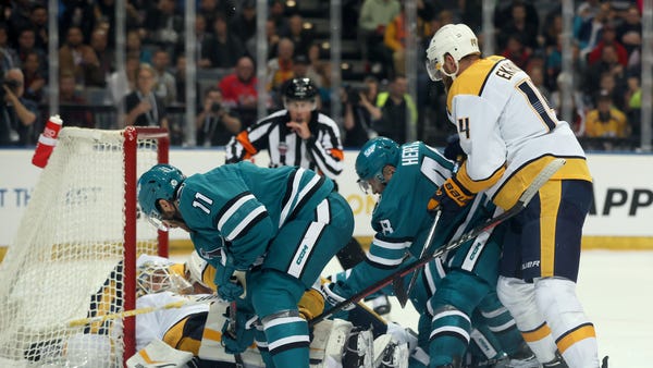 Oct. 8: Nashville Predators goaltender Kevin Lanki