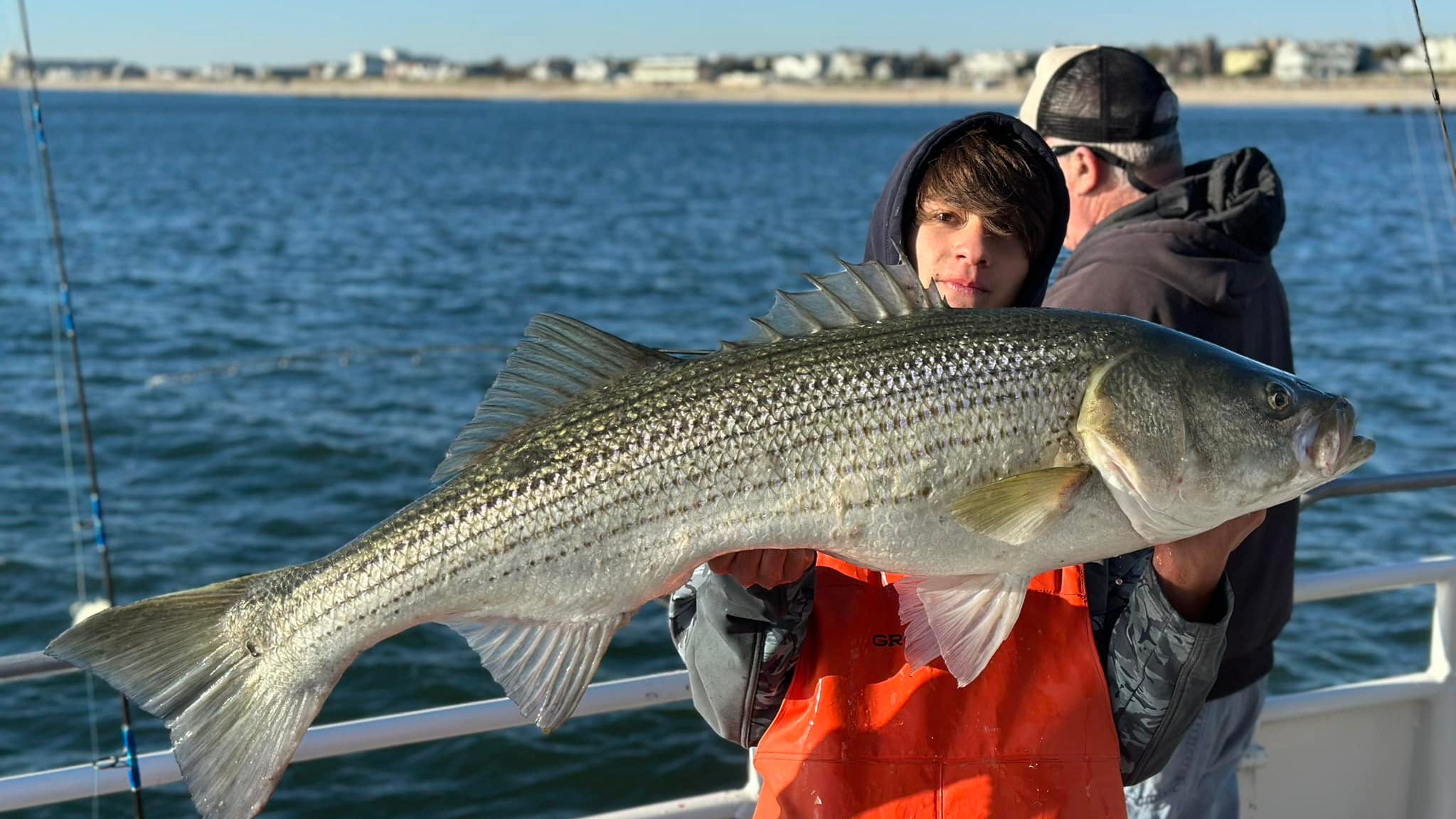 Fall striped bass run tops epic weekend of fishing