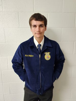 Nick Tollefson of Hitchcock-Tulare received one of four $100 scholarships after placing first in one of the state regional land evaluation competitions.